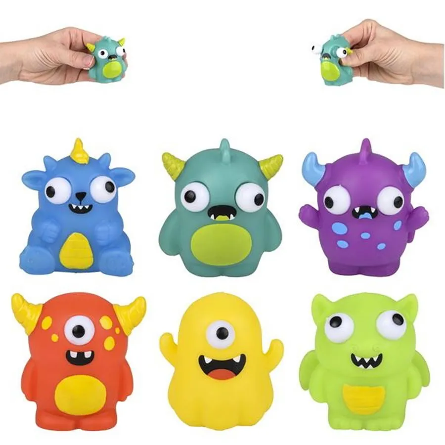 Mini Monster Pop Out Eyes Squishy Toys: Keeraft Home Gifts — wholesale Plush & Squishies by the case