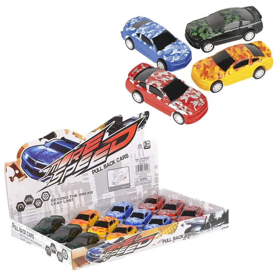 Pull-Back Rapid Vehicles | Assorted | Dozen — wholesale Toys & Games by the case