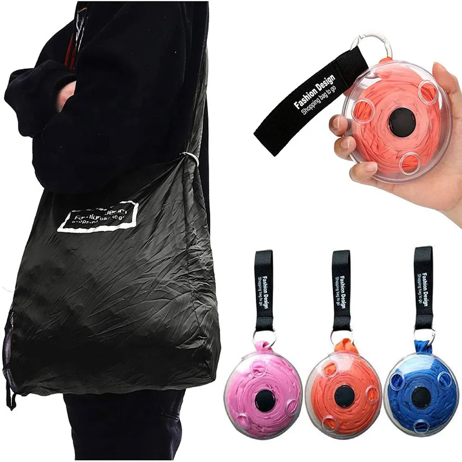 Roll Up Grocery Stocking Stuffer Shopping Bags — wholesale Bags & Backpacks by the case