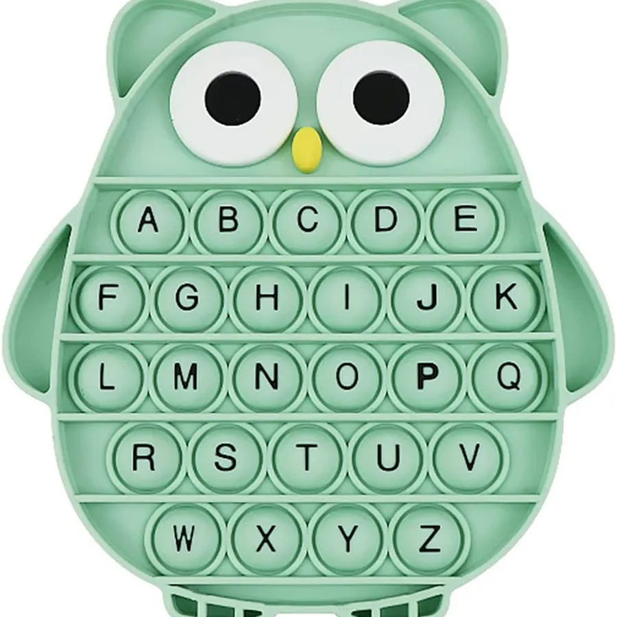ABC Alphabet Owl Learning Tools - Stress Keeraft Home Gifts — wholesale Fidgets & Sensory by the case