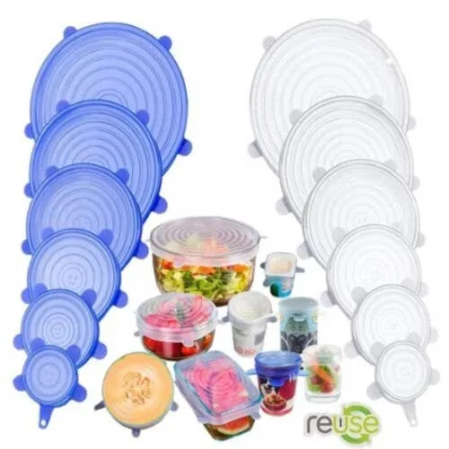 Reusable Silicone Stretch Food Cover Set | Zero Waste — wholesale More Wholesale Goods by the case