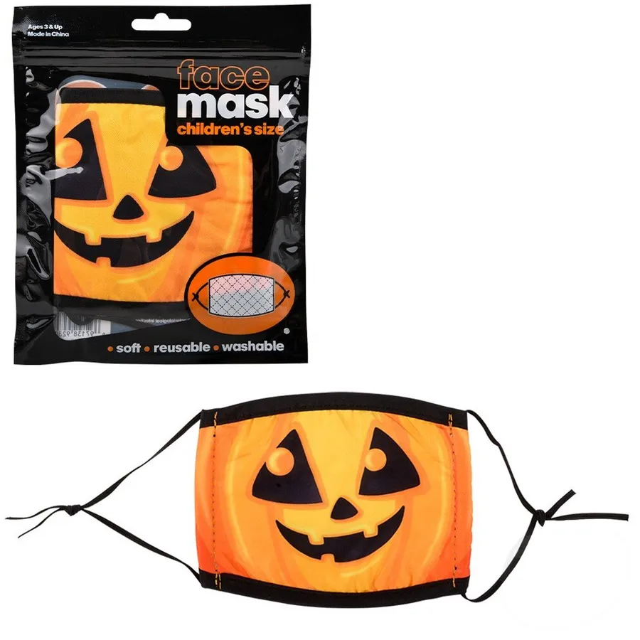 Halloween Face Mask For Kids- Assorted — wholesale Seasonal & Holiday by the case
