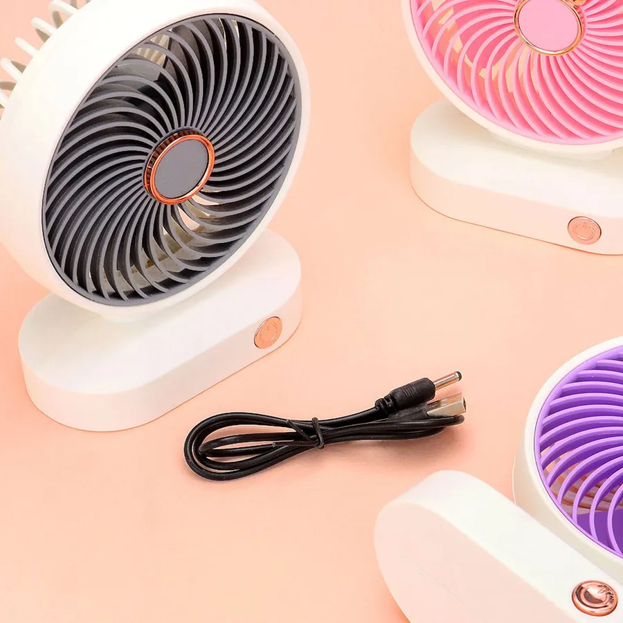 Trendy Portable Mini Desk Fan - Assorted — wholesale Stationery & Office by the case