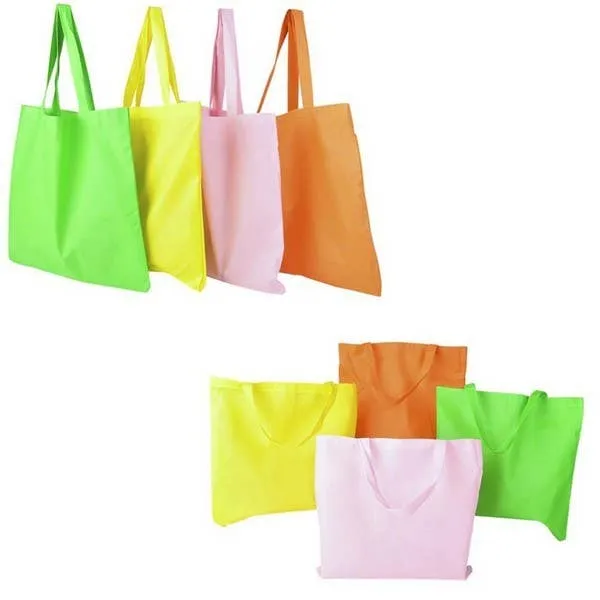 Easter Party Favor Tote Bag - Neon Eco-Friendly Fabric — wholesale Seasonal & Holiday by the case