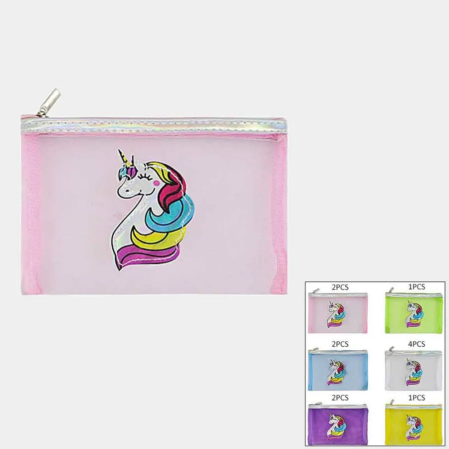 Easter Unicorn Print Mesh Pouch Bags For Girls — wholesale Seasonal & Holiday by the case