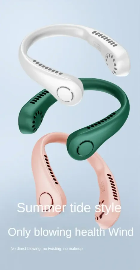 Hands-Free Wearable Neck Fan 3-Speed — Gullee Gadgets — wholesale Kitchen & Drinkware by the case