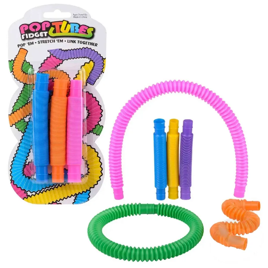 Flexible Fidget Tube Toy Set — wholesale Fidgets & Sensory by the case