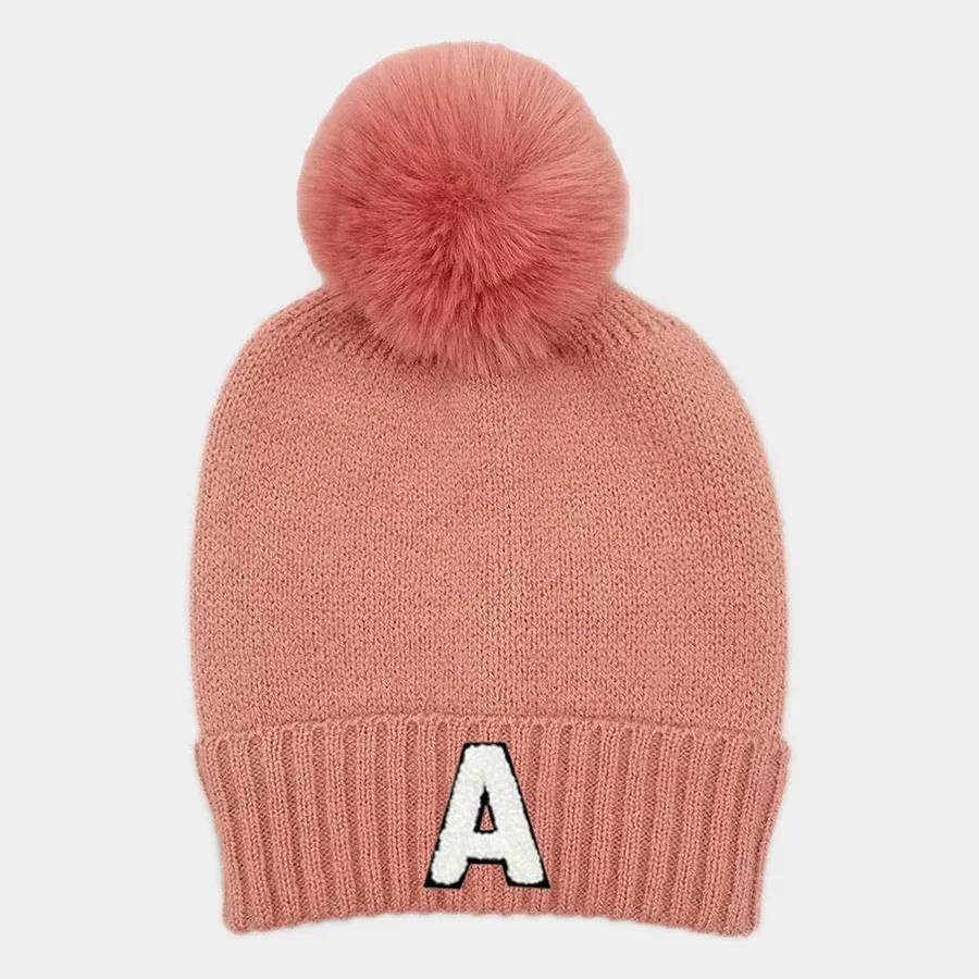Faux Fur Pom Pom Knit Beanie Hat For Women's - Assorted — wholesale Apparel & Accessories by the case