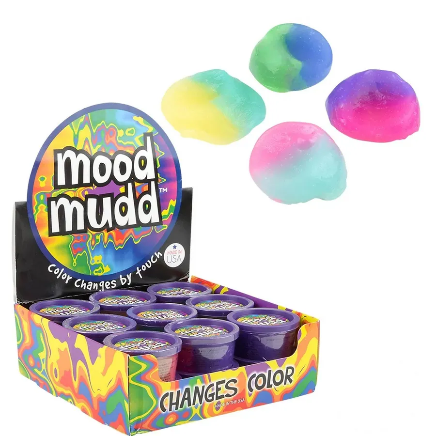 Sensory Dough Color-Changing Mood Mud Fidget Toy, 4oz — wholesale Fidgets & Sensory by the case