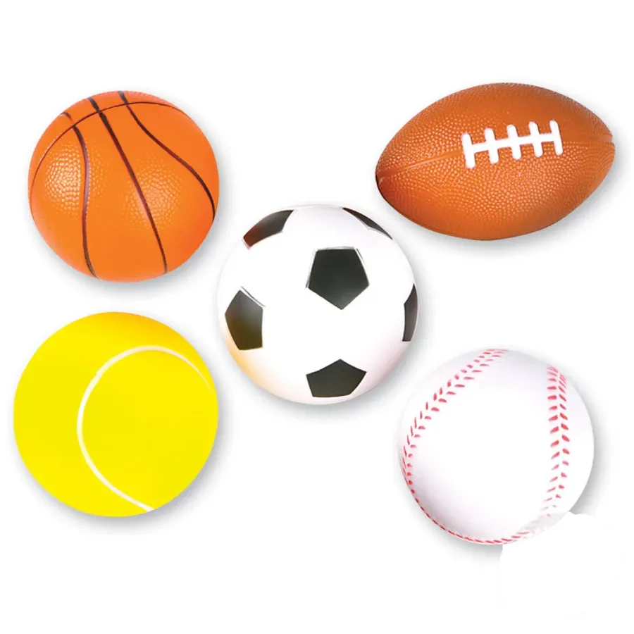 Sports Foam Kids Balls Toy- Assorted — wholesale Toys & Games by the case