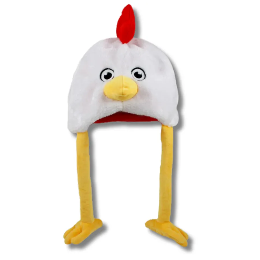 Plush Stuffed Chicken Hat For Kids — wholesale Plush & Squishies by the case