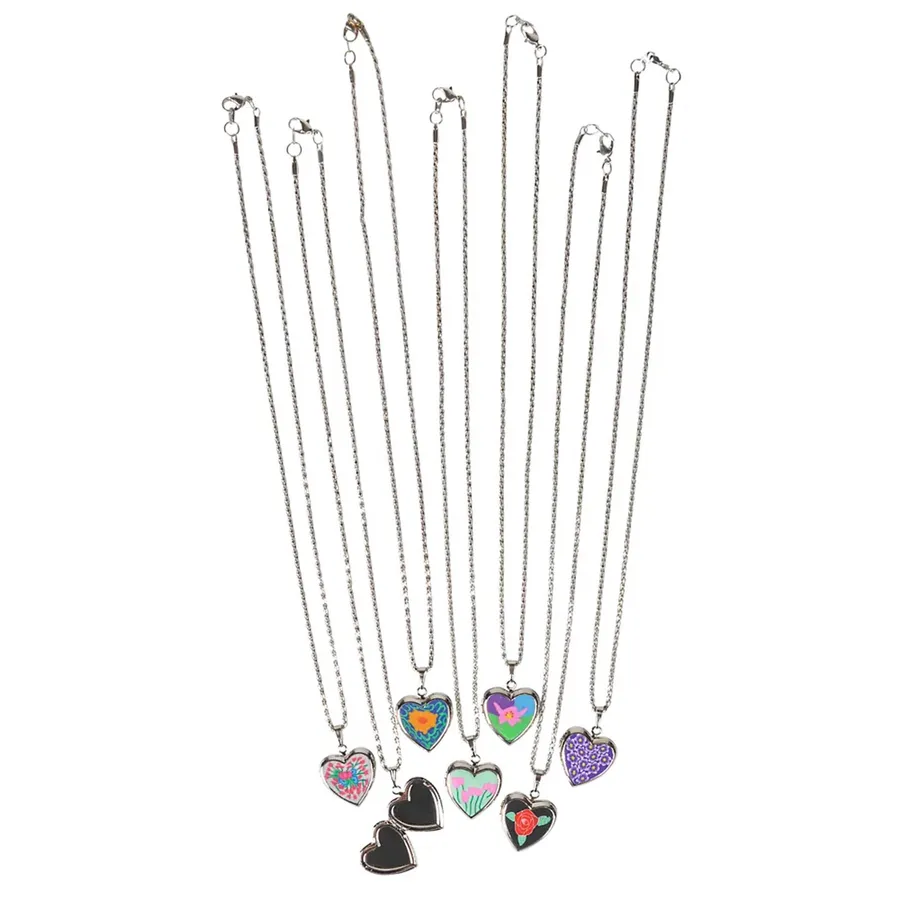 Heart Locket Pendant Necklaces For Women's - Assorted — wholesale Apparel & Accessories by the case
