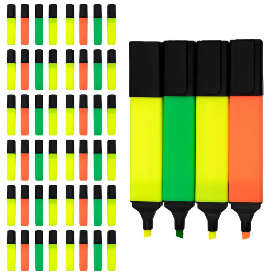 Easter Highlighters - Pastel Chisel Tip Markers, 48-Pack Bulk Case — wholesale Seasonal & Holiday by the case