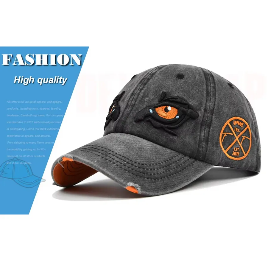 Vintage Eagle Eye Embroidery Baseball Caps - Assorted — wholesale Apparel & Accessories by the case
