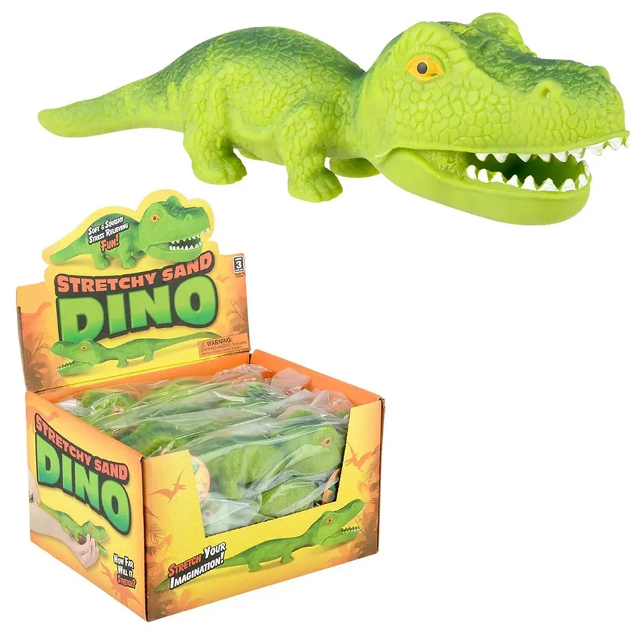 Dinosaur Sand Filled Stocking Stuffer Fidget Kid Toy — wholesale Fidgets & Sensory by the case