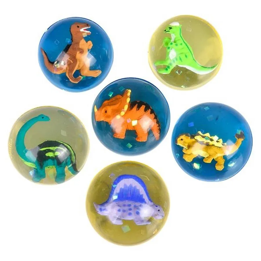 Dinosaur Themes 1.75 Inches High Bouncy Balls Kids Easter — wholesale Seasonal & Holiday by the case