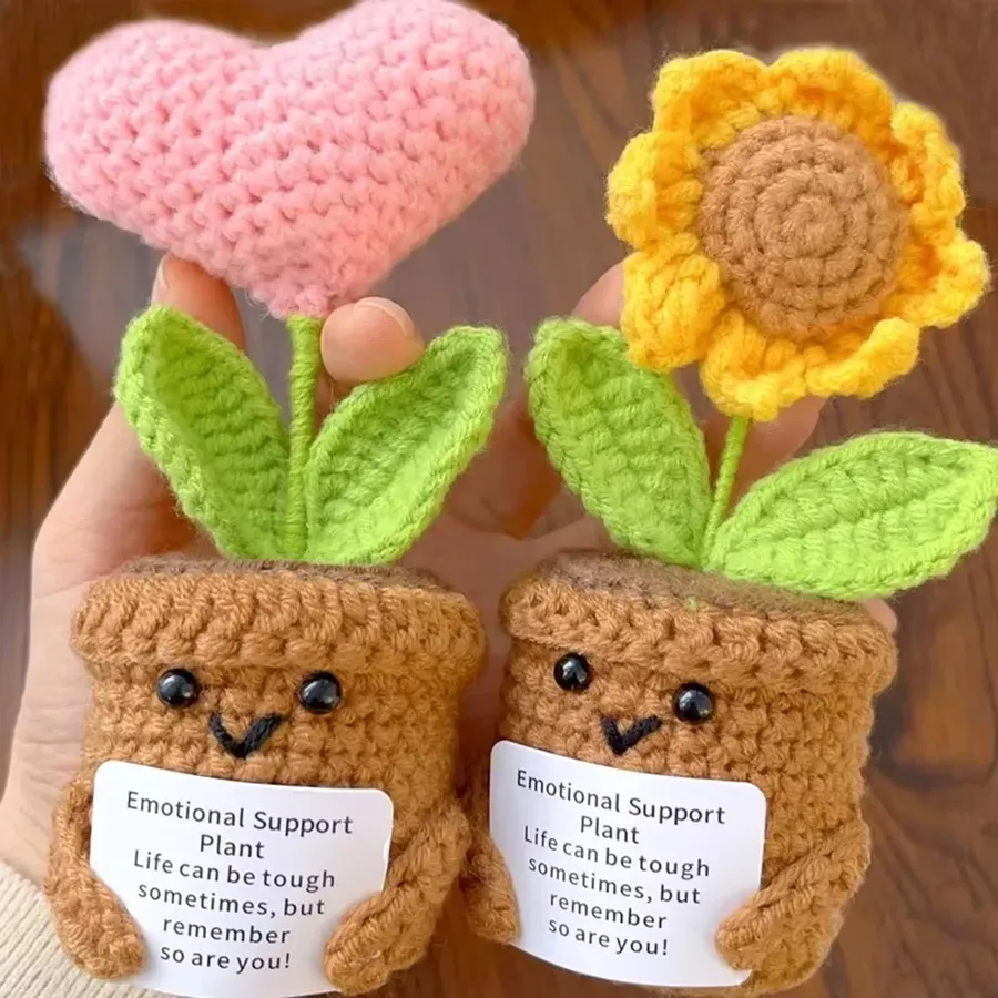 Handmade Knitting Dolls Potato For Decor -Assorted — wholesale Home & Décor by the case