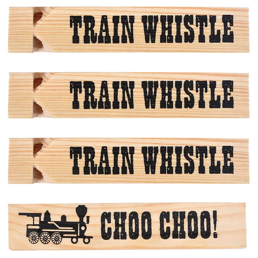 Wooden Train Whistle Kids Toy — wholesale Toys & Games by the case