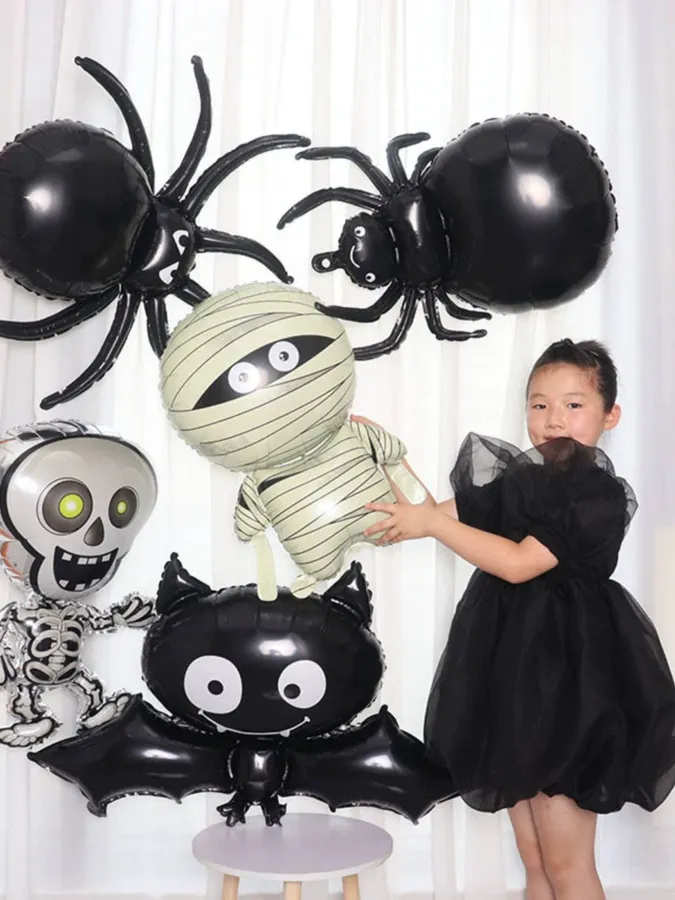 Party Balloons Spider Bat Skull Home Décor — wholesale Party & Gifts by the case