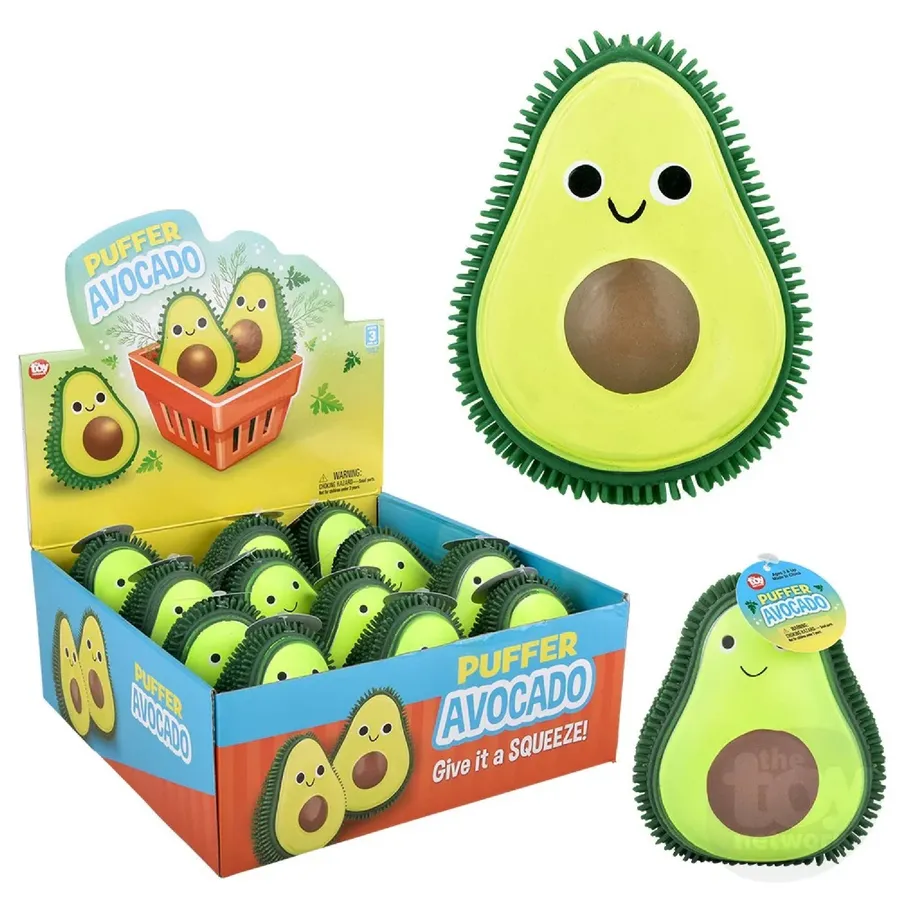 Puffer Avocado Squishy Toy In Bulk — wholesale Plush & Squishies by the case