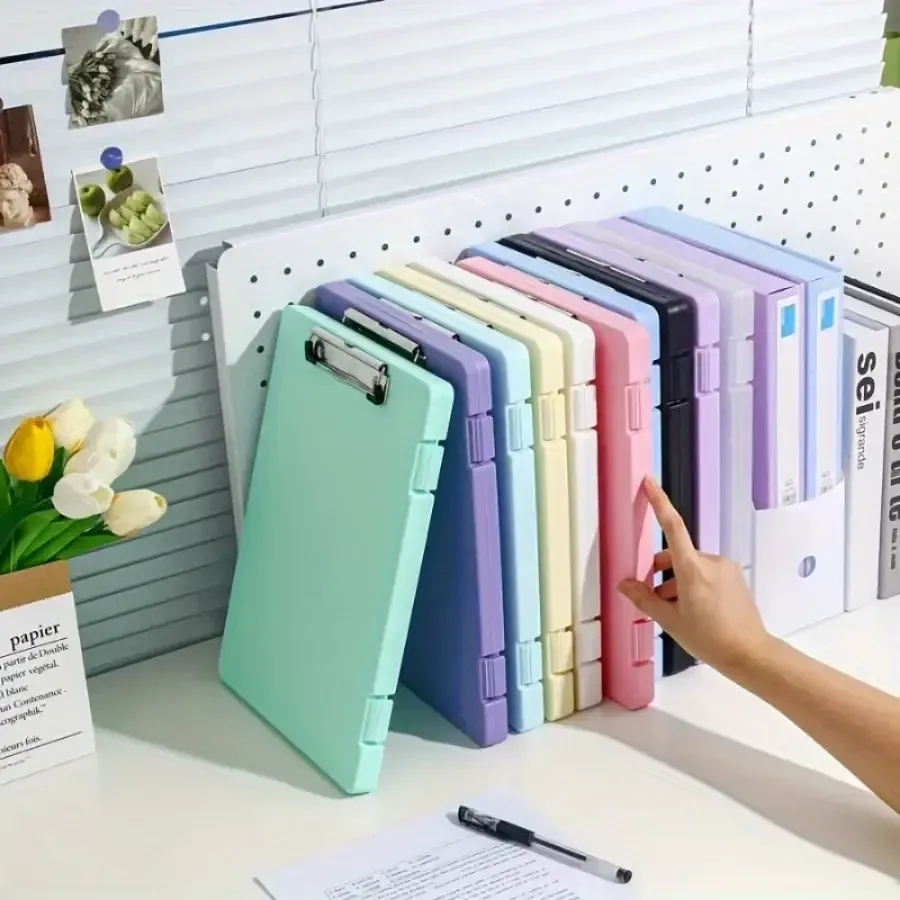 Color Folder Storage Box – Multifunctional Desktop Organizer — wholesale Stationery & Office by the case