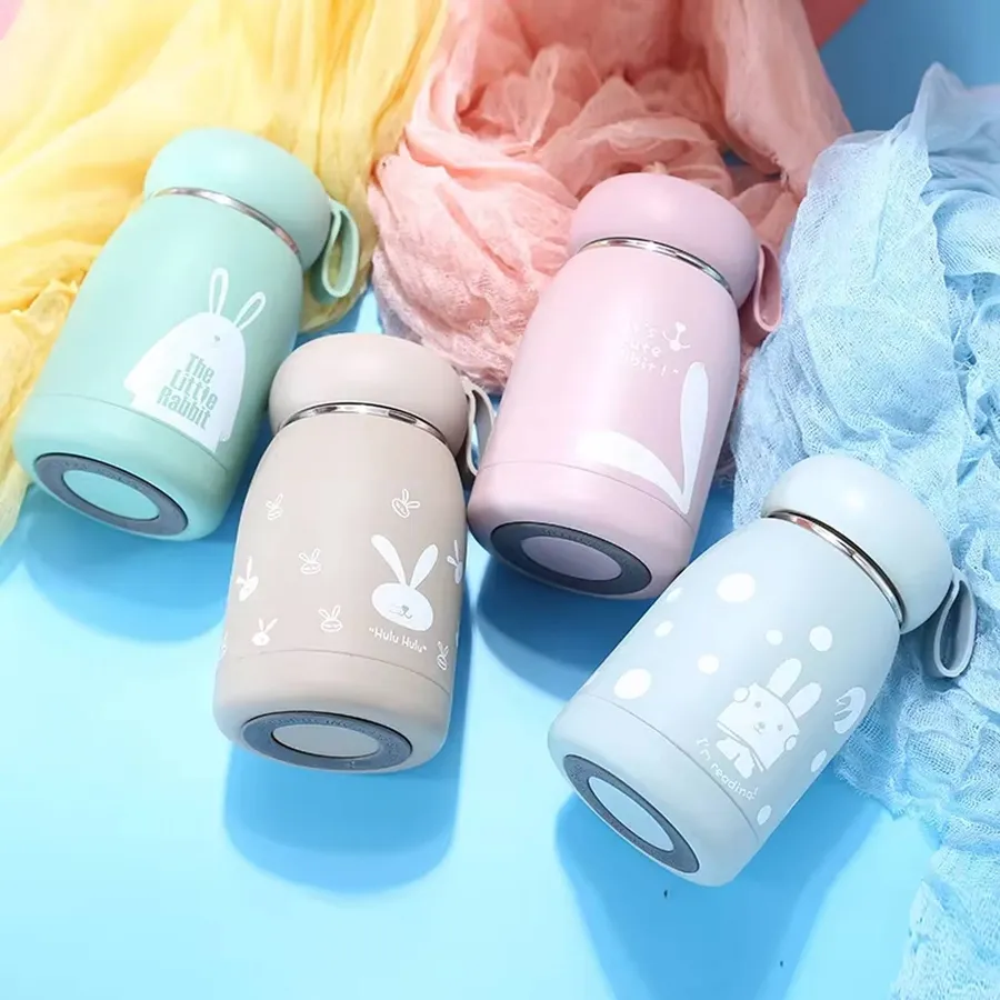 Cute Mini Portable Stainless Steel Water Mug - Assorted — wholesale Kitchen & Drinkware by the case