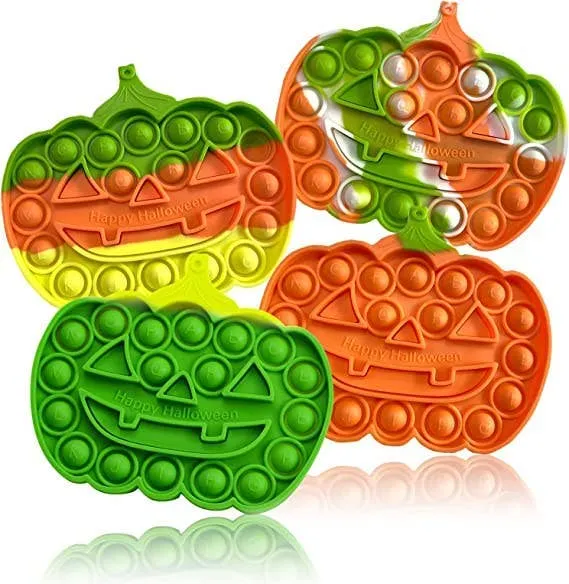 In Bulk Pumpkin Pop It Fidget Kids Toy — wholesale Fidgets & Sensory by the case
