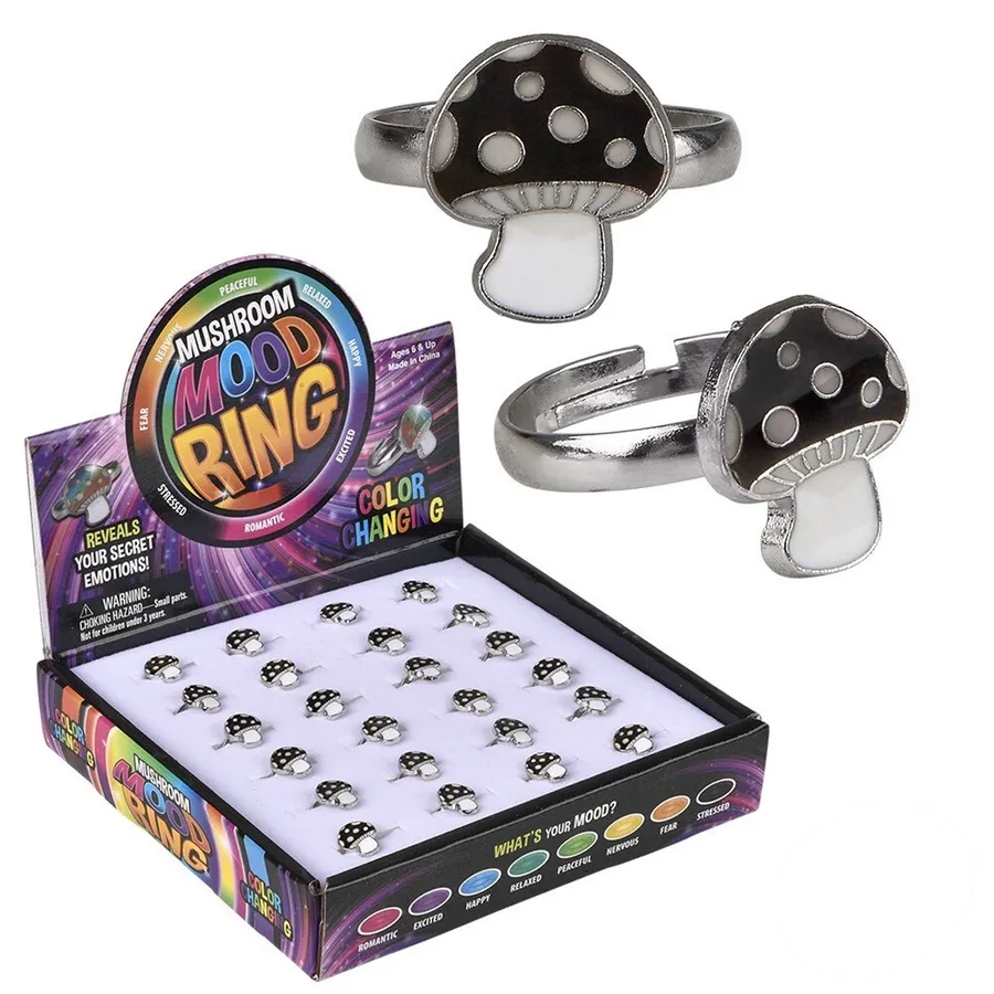 Mushroom Mood Ring — wholesale More Wholesale Goods by the case