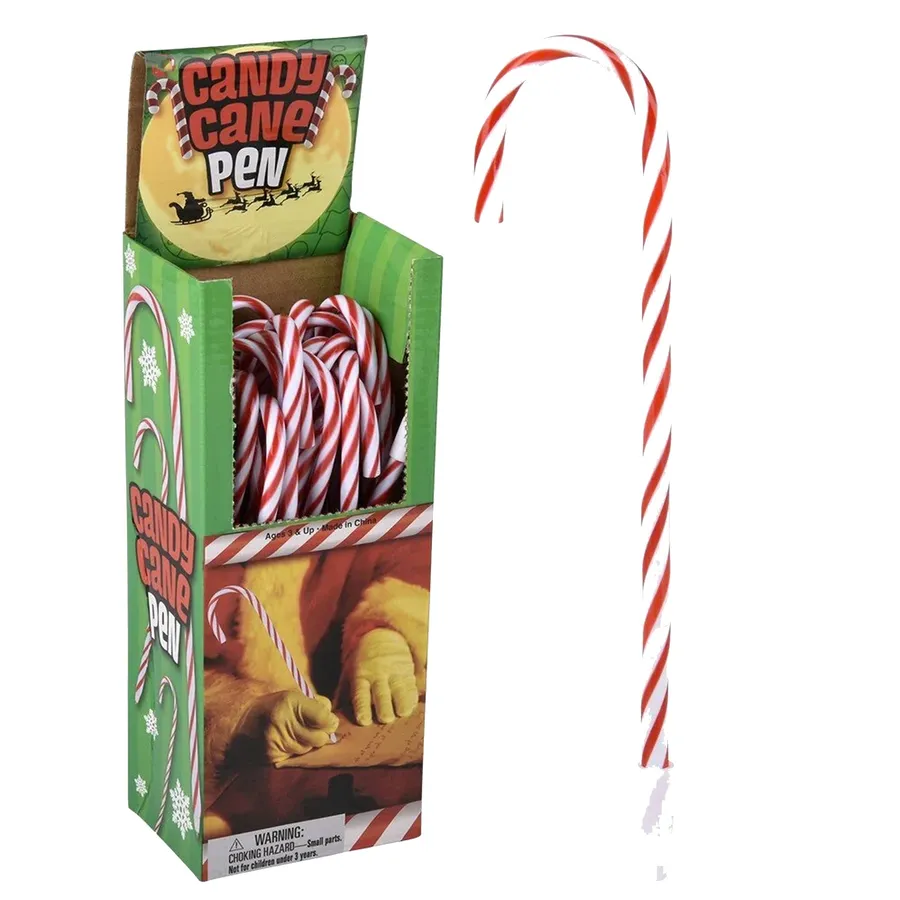 Candy Cane Pen Kids Toy For — wholesale Stationery & Office by the case