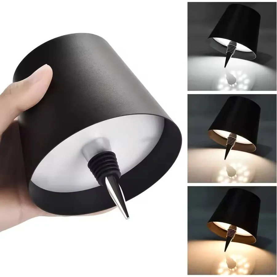 LED Bottle Lamp | Portable Rechargeable Ambient Light — wholesale Home & Décor by the case