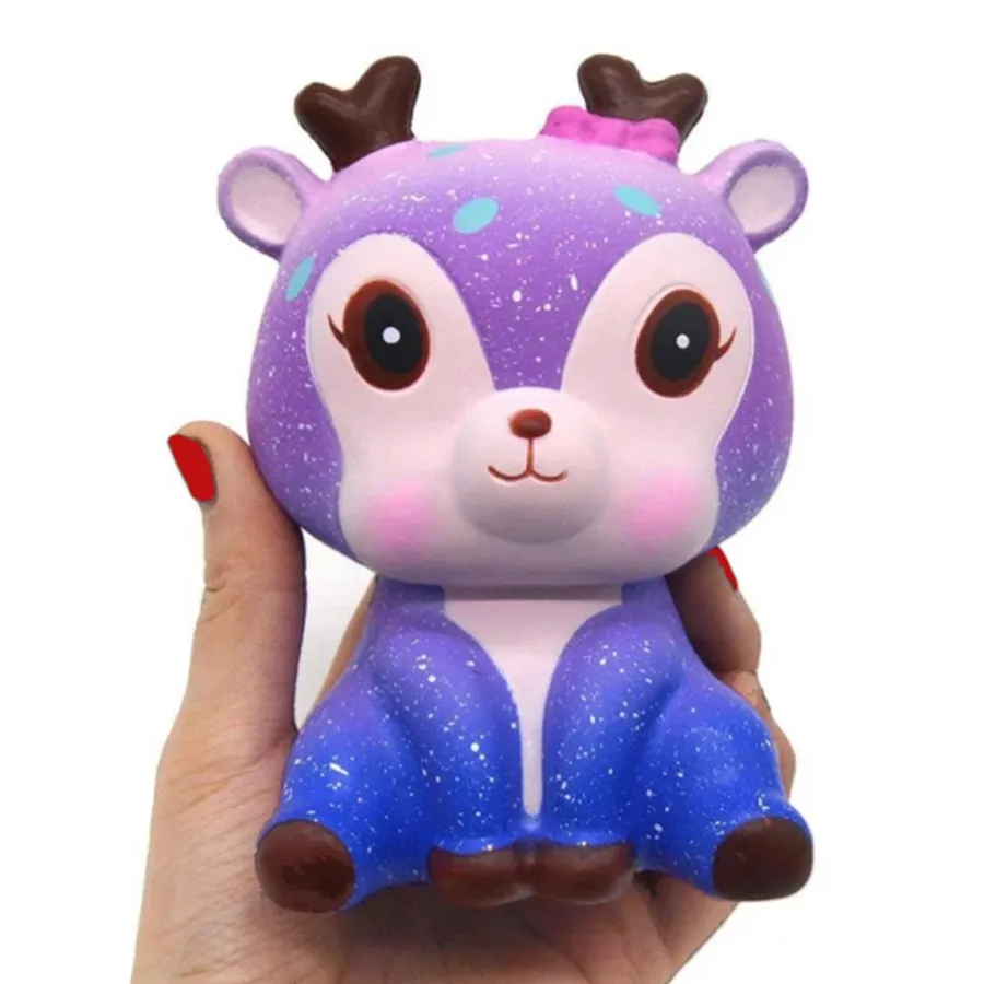 Squishy Cute Cartoon Sky Deer Kids Toy- In Bulk — wholesale Plush & Squishies by the case