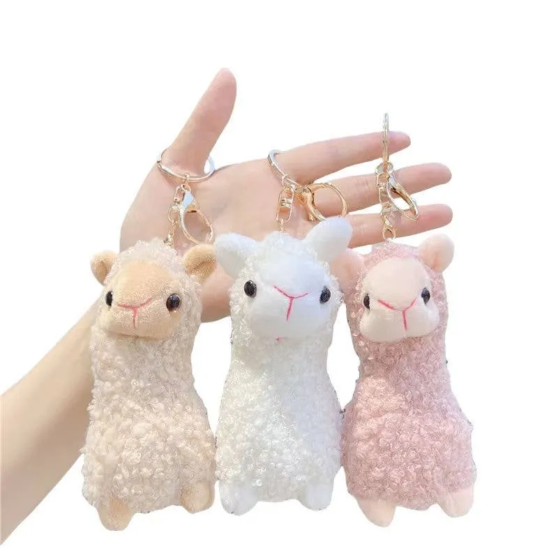 Cute Soft Plush Llama Keychain - Assorted — wholesale Plush & Squishies by the case