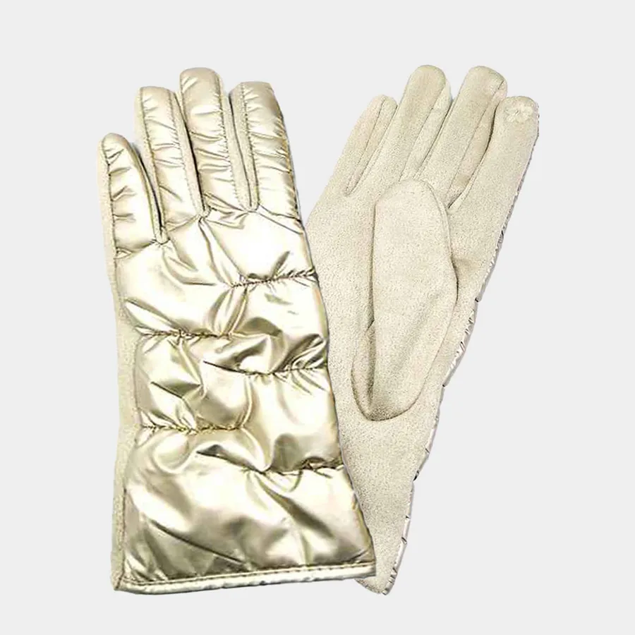 Touchscreen Winter Gloves - Insulated Puffer Style, One Size — wholesale Apparel & Accessories by the case