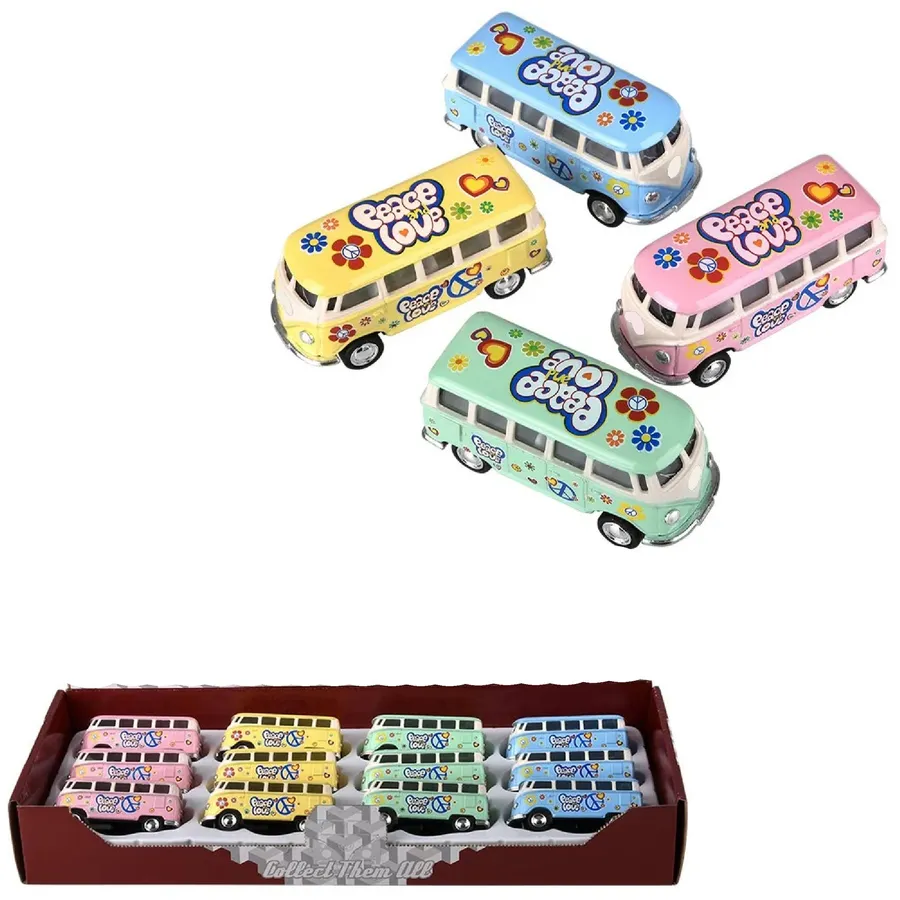 2.5" Diecast Pull Back Bus For Kids — wholesale Toys & Games by the case
