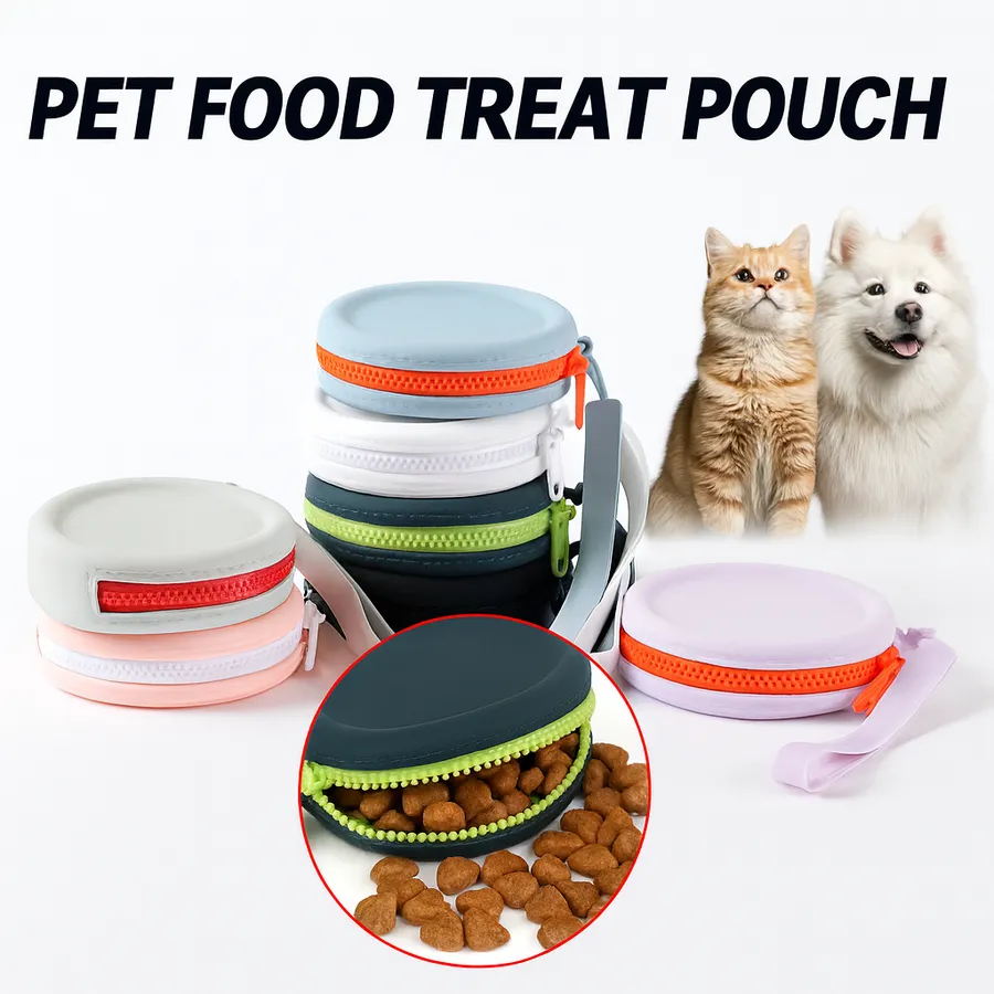 Portable Silicone Dog Treat Pouch for Training & Walks — wholesale Bags & Backpacks by the case