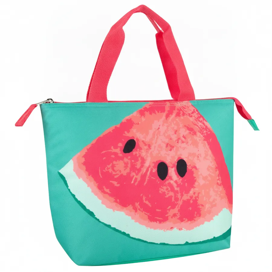 Insulated Lunch Bag - Watermelon Print Thermal Tote — wholesale Bags & Backpacks by the case