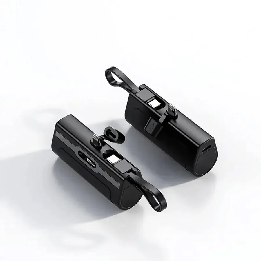 Portable Power Bank With 5000mah Battery For Type- C — wholesale Tech & Gadgets by the case