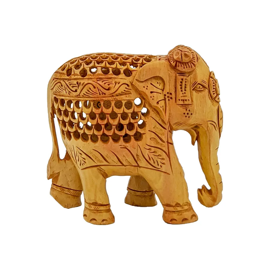 Handmade Trunk Down Carved Elephant Valentine In Bulk — wholesale Seasonal & Holiday by the case