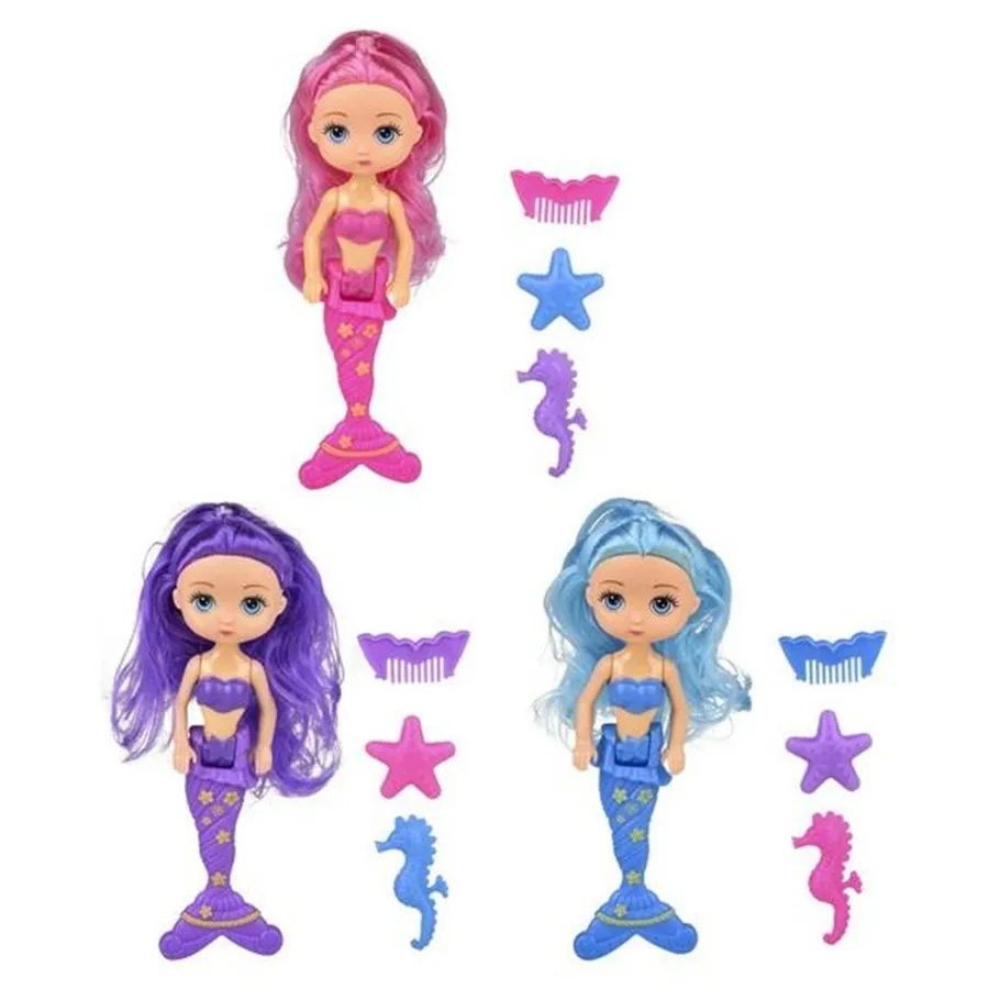 Mermaid Doll Set - Assorted Colors Keeraft Home Gifts — wholesale Toys & Games by the case
