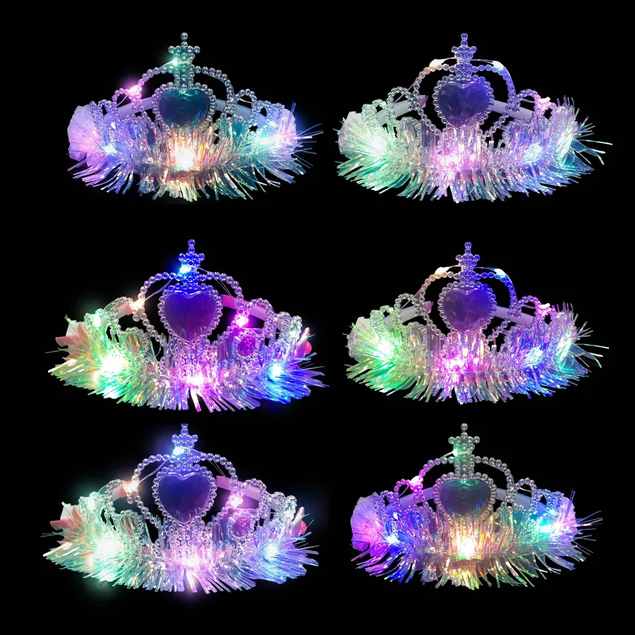 Led Light Up Tiara Crown headband For Kids — wholesale Apparel & Accessories by the case