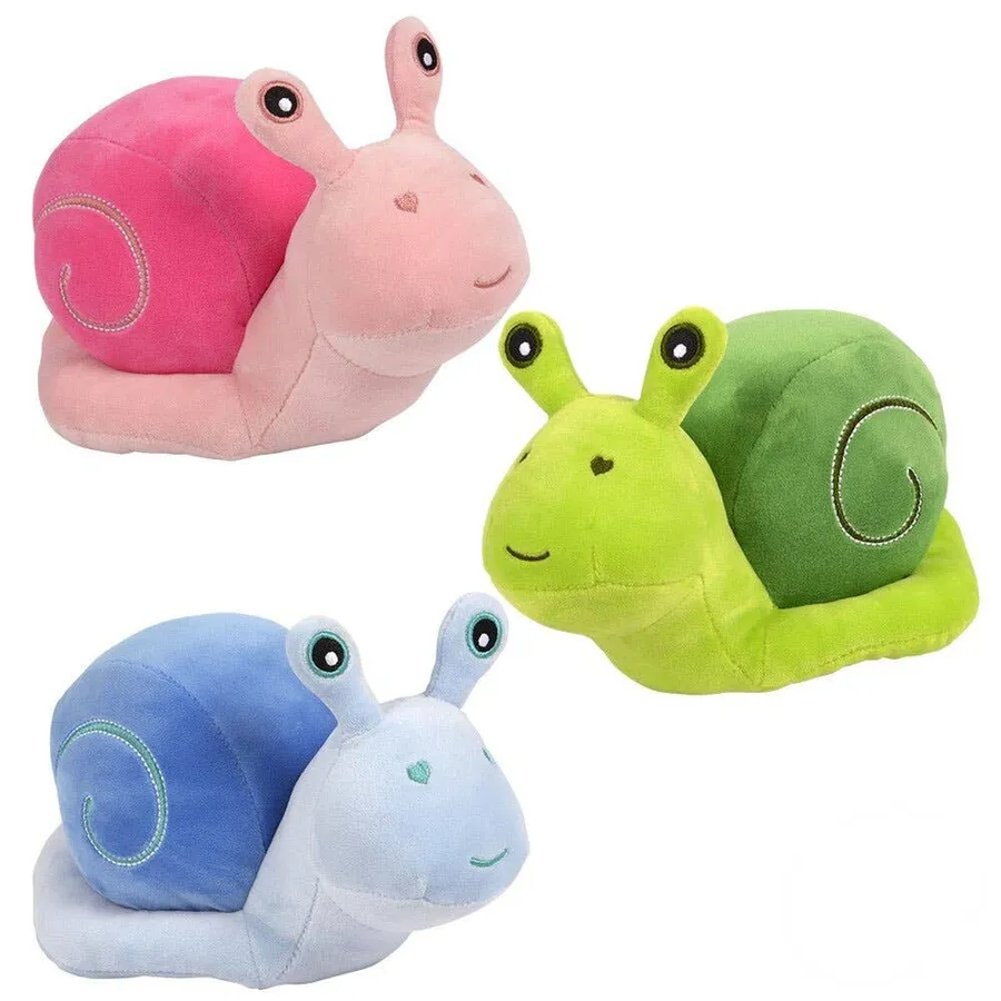 Cute Snail Plush Stuffed Animal Kids Toy - Assorted — wholesale Plush & Squishies by the case