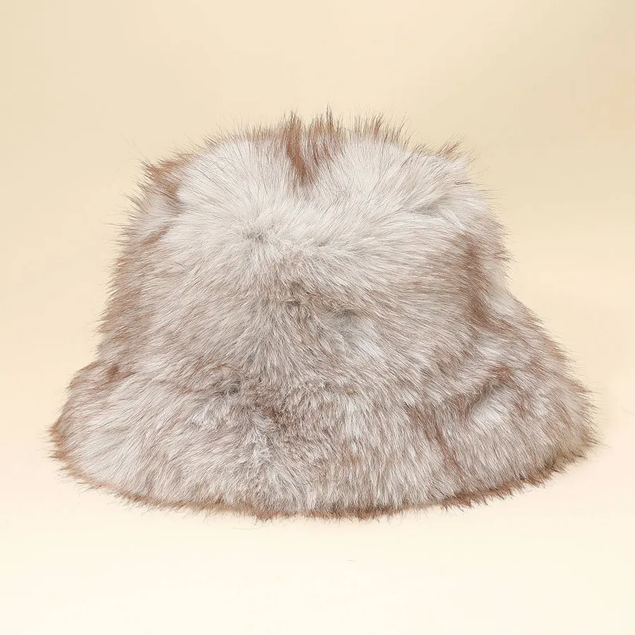 Fuzzy Fur Winter Bucket Hat For Women's - Assorted — wholesale Apparel & Accessories by the case