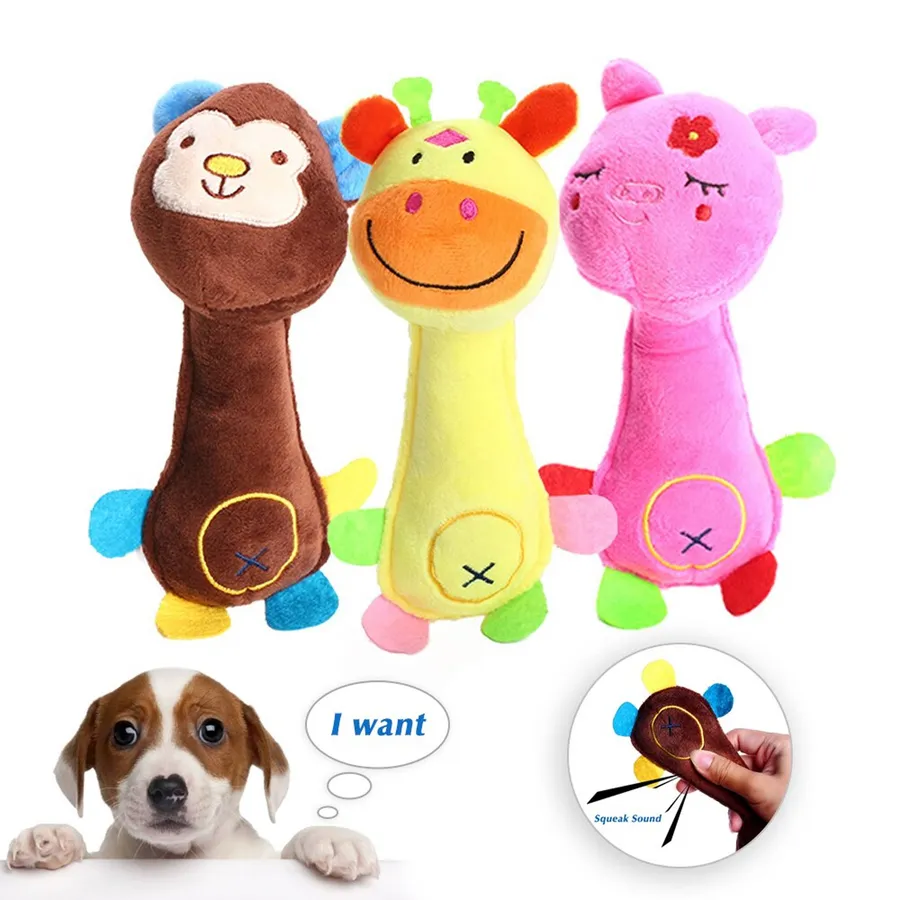 Squeaky Animal-Shaped Dog Toys - Bulk — wholesale Pet by the case