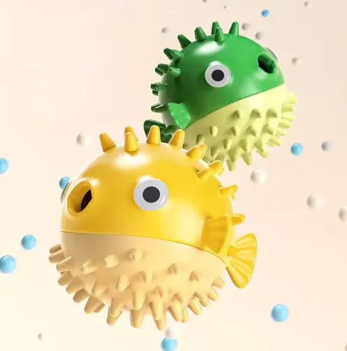 Bouncing Fish Dog Toy Leak Ball for Boredom & Chewing — wholesale Pet by the case