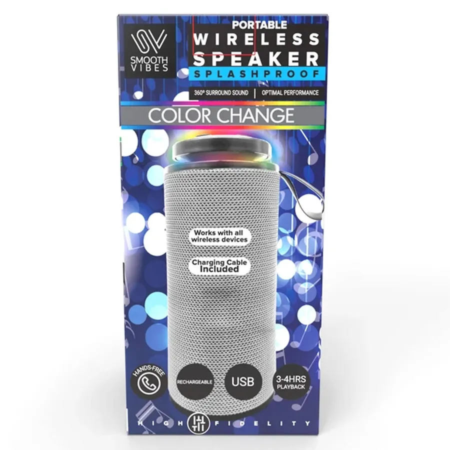 Portable Wireless Splashproof Speaker In Bulk — wholesale Tech & Gadgets by the case