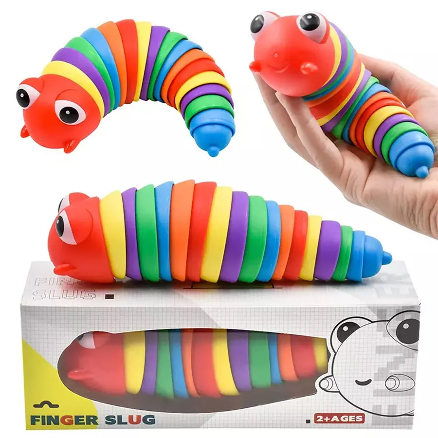Colorful Big Eye Slug Fidget Kids Toys In Bulk — wholesale Fidgets & Sensory by the case