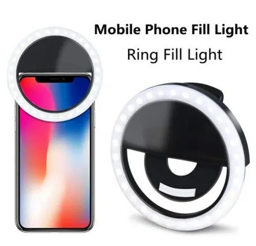 Clip-On LED Dimmable Selfie Ring Light | Phone Accessory — wholesale Tech & Gadgets by the case