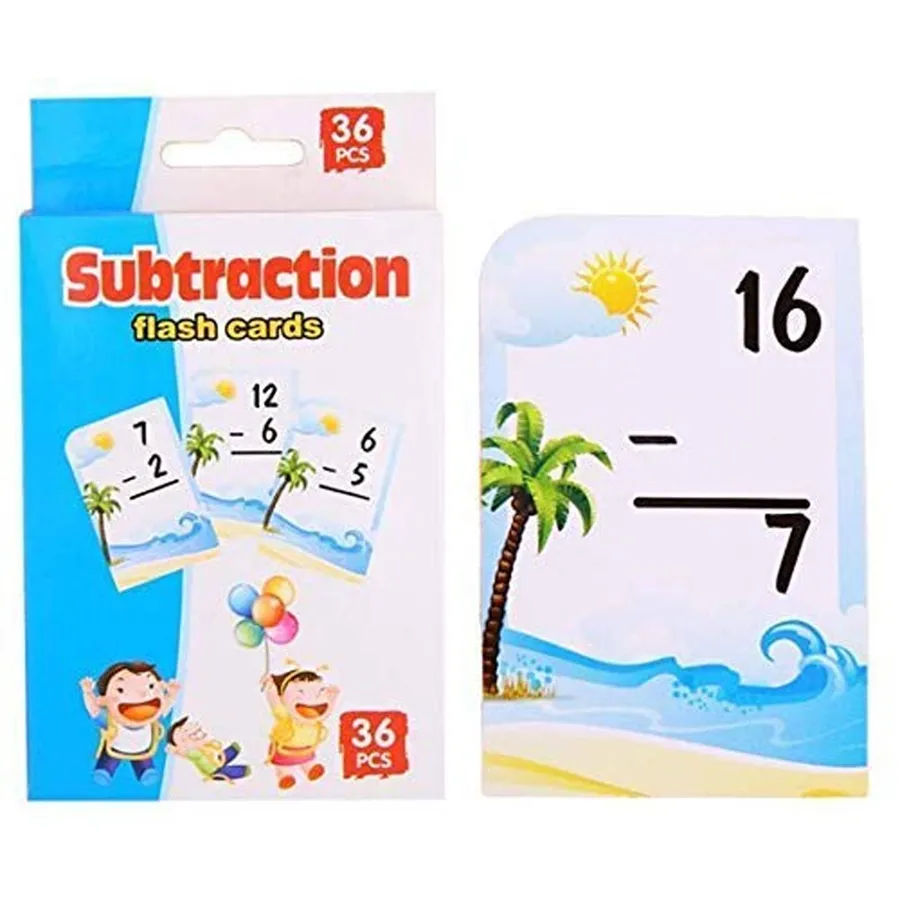 Jumbo Double Sided Flash Cards Kids Toy — wholesale Toys & Games by the case
