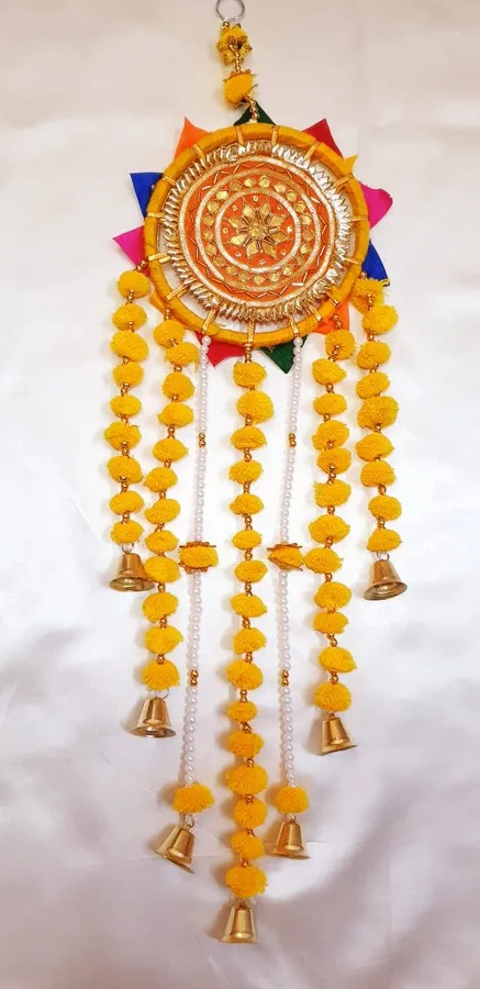 Door Hangings - Marigold Flower Wall Han Keeraft Home Gifts — wholesale Home & Décor by the case