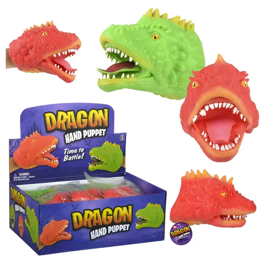 Dragon Hand Puppet Toy For Kids — wholesale Toys & Games by the case